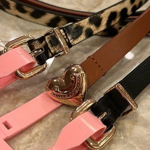 Juicy Couture Belt Trio - Size M/L - Brand New With Tags